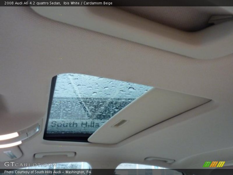 Ibis White / Cardamom Beige 2008 Audi A6 4.2 quattro Sedan