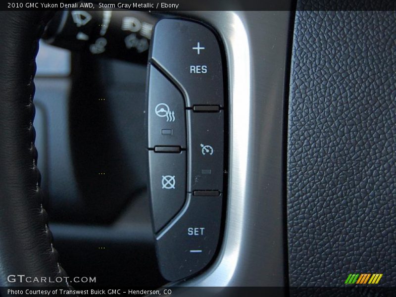 Storm Gray Metallic / Ebony 2010 GMC Yukon Denali AWD