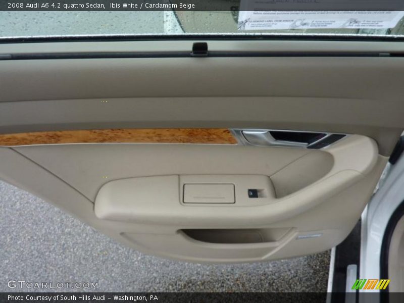 Ibis White / Cardamom Beige 2008 Audi A6 4.2 quattro Sedan