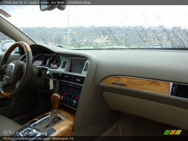Ibis White / Cardamom Beige 2008 Audi A6 4.2 quattro Sedan
