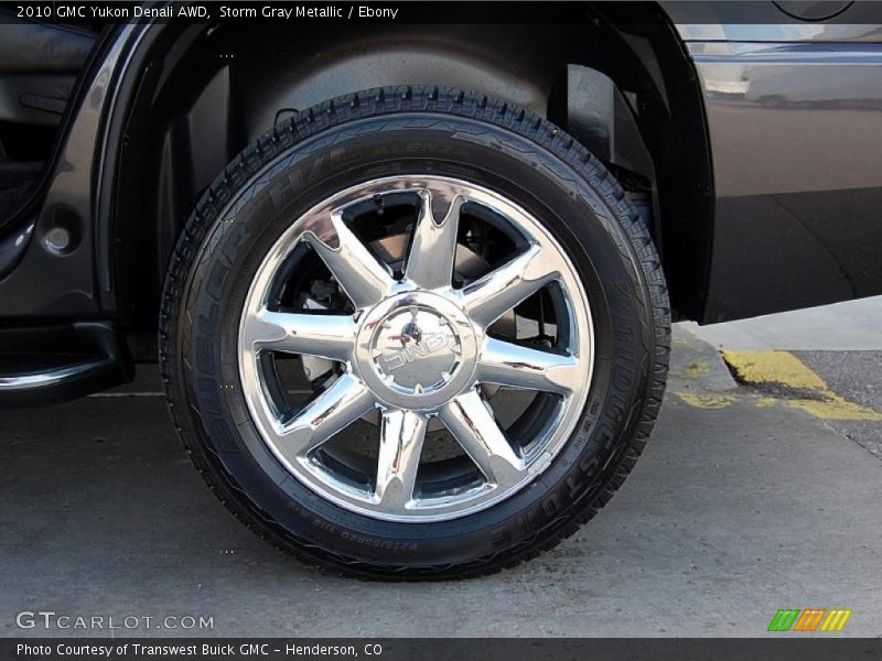 Storm Gray Metallic / Ebony 2010 GMC Yukon Denali AWD