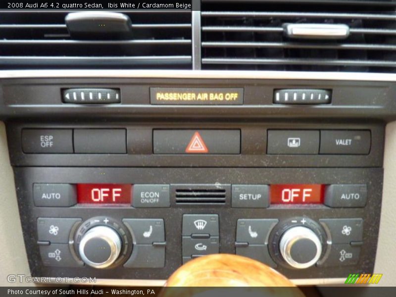 Ibis White / Cardamom Beige 2008 Audi A6 4.2 quattro Sedan