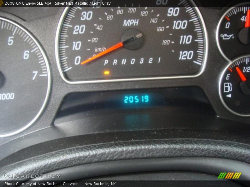 Silver Mist Metallic / Light Gray 2008 GMC Envoy SLE 4x4