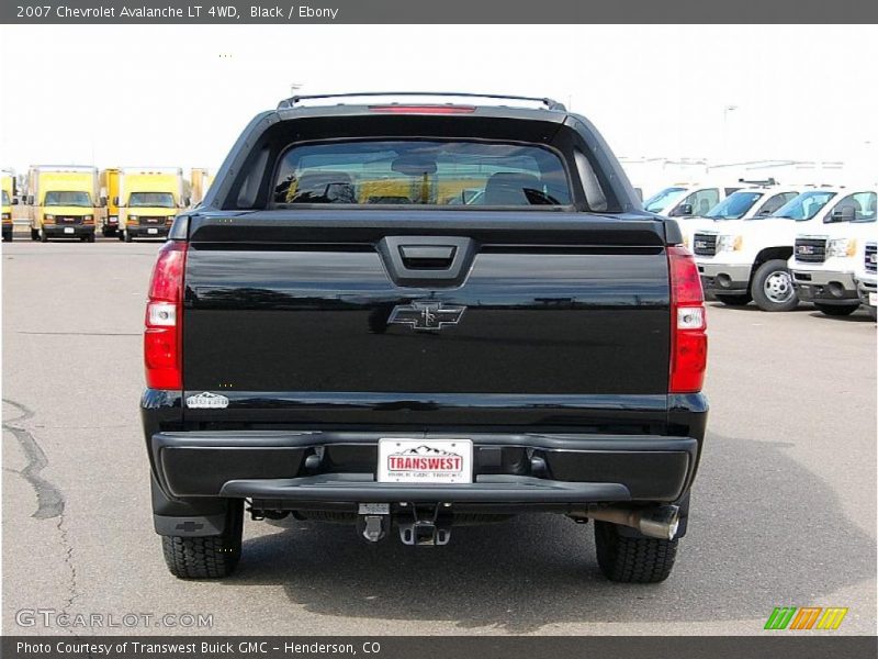 Black / Ebony 2007 Chevrolet Avalanche LT 4WD