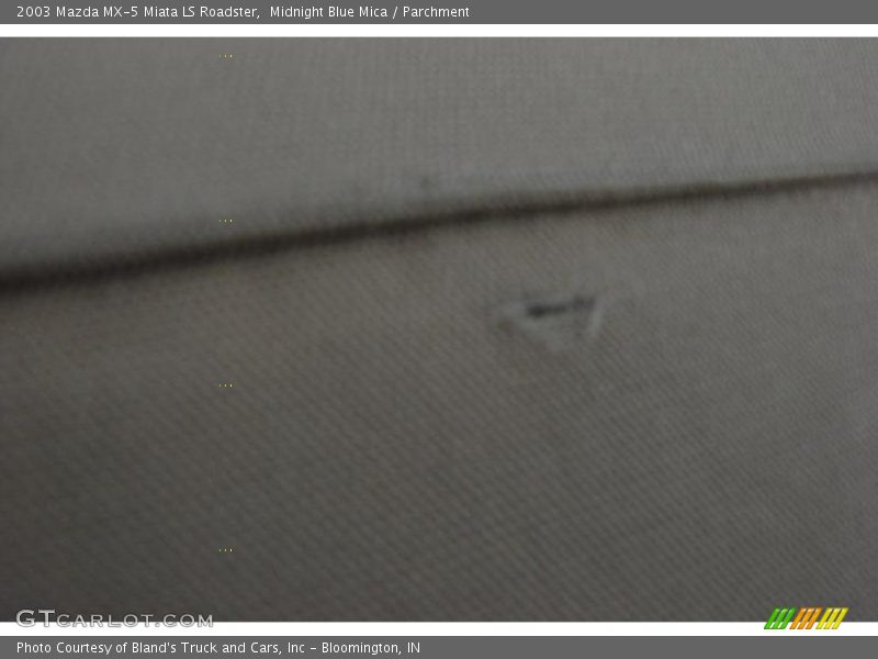 Midnight Blue Mica / Parchment 2003 Mazda MX-5 Miata LS Roadster