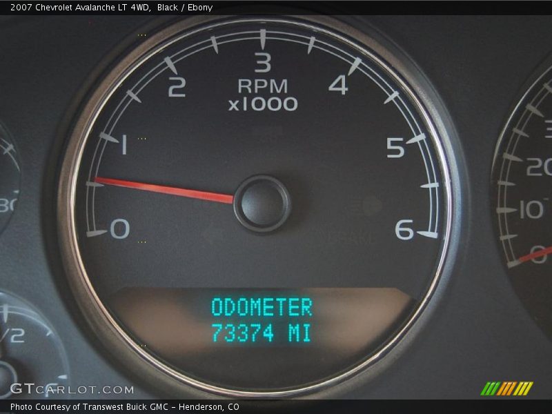 Black / Ebony 2007 Chevrolet Avalanche LT 4WD