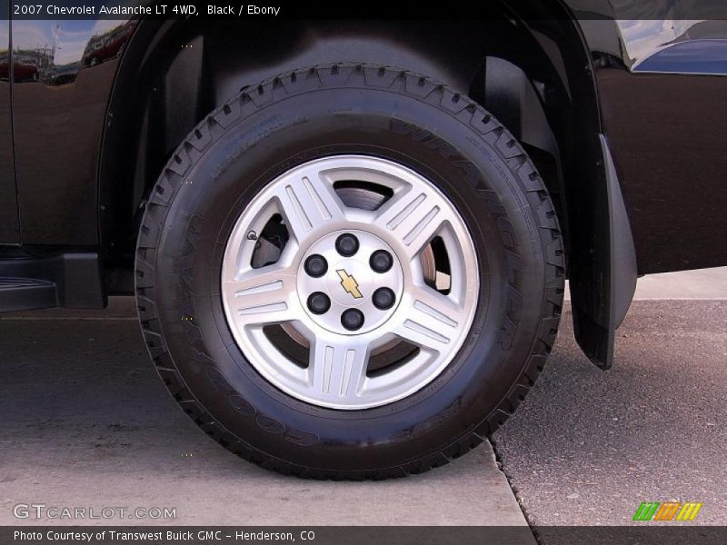 Black / Ebony 2007 Chevrolet Avalanche LT 4WD