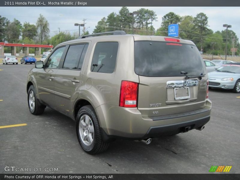 Mocha Metallic / Beige 2011 Honda Pilot EX-L