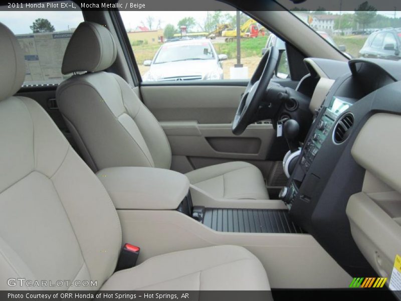 Mocha Metallic / Beige 2011 Honda Pilot EX-L