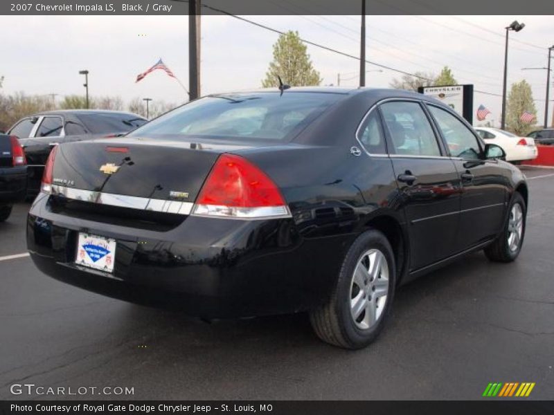 Black / Gray 2007 Chevrolet Impala LS