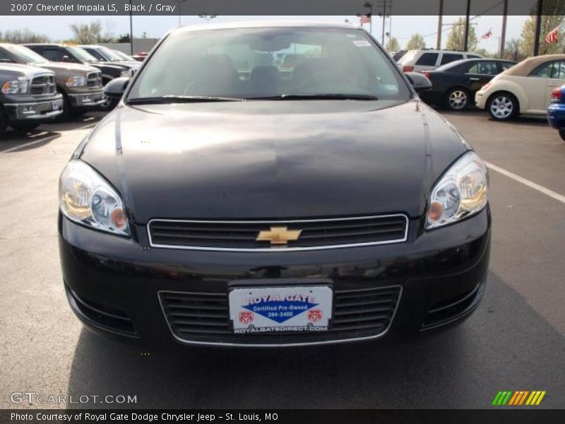 Black / Gray 2007 Chevrolet Impala LS