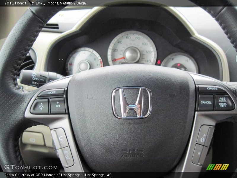 Mocha Metallic / Beige 2011 Honda Pilot EX-L