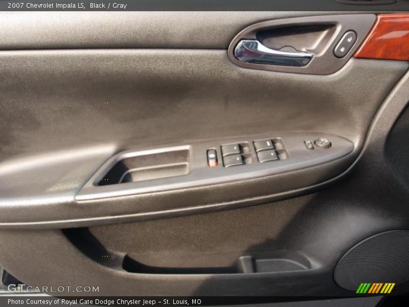 Black / Gray 2007 Chevrolet Impala LS