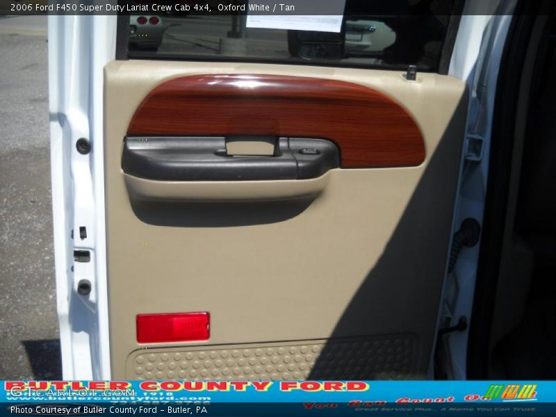 Oxford White / Tan 2006 Ford F450 Super Duty Lariat Crew Cab 4x4