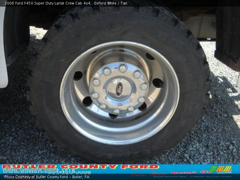 Oxford White / Tan 2006 Ford F450 Super Duty Lariat Crew Cab 4x4
