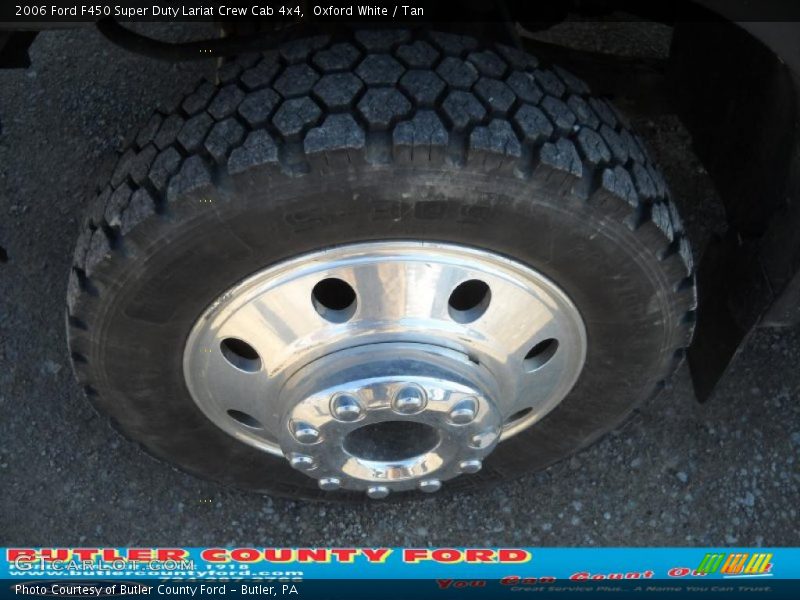 Oxford White / Tan 2006 Ford F450 Super Duty Lariat Crew Cab 4x4