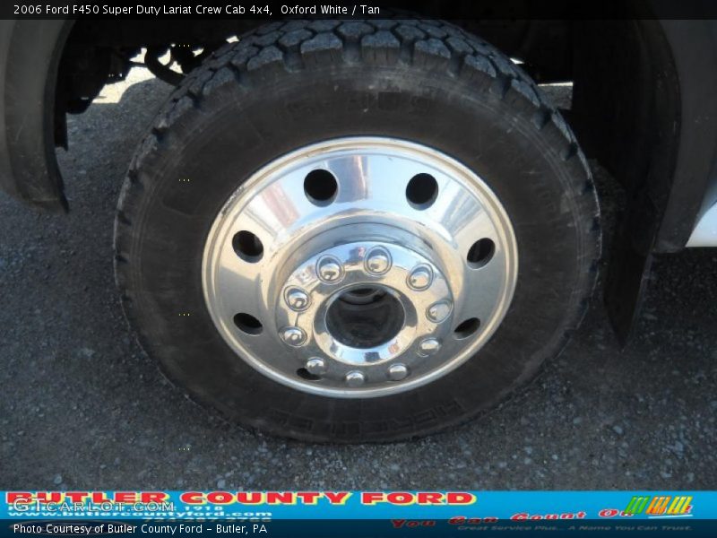 Oxford White / Tan 2006 Ford F450 Super Duty Lariat Crew Cab 4x4