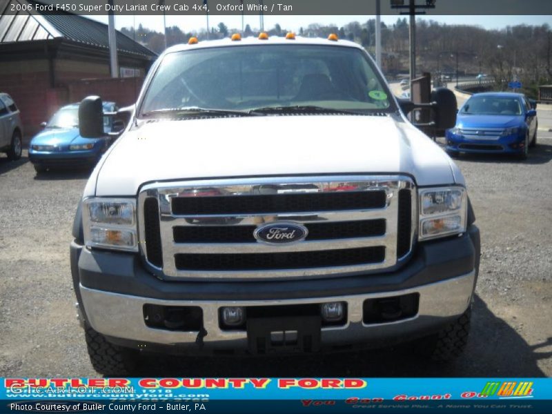 Oxford White / Tan 2006 Ford F450 Super Duty Lariat Crew Cab 4x4