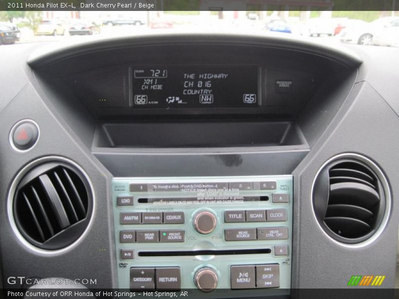 Controls of 2011 Pilot EX-L