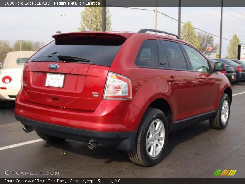 Redfire Metallic / Charcoal 2008 Ford Edge SEL AWD