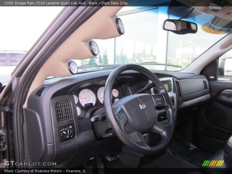 Black / Dark Slate Gray 2005 Dodge Ram 2500 Laramie Quad Cab 4x4