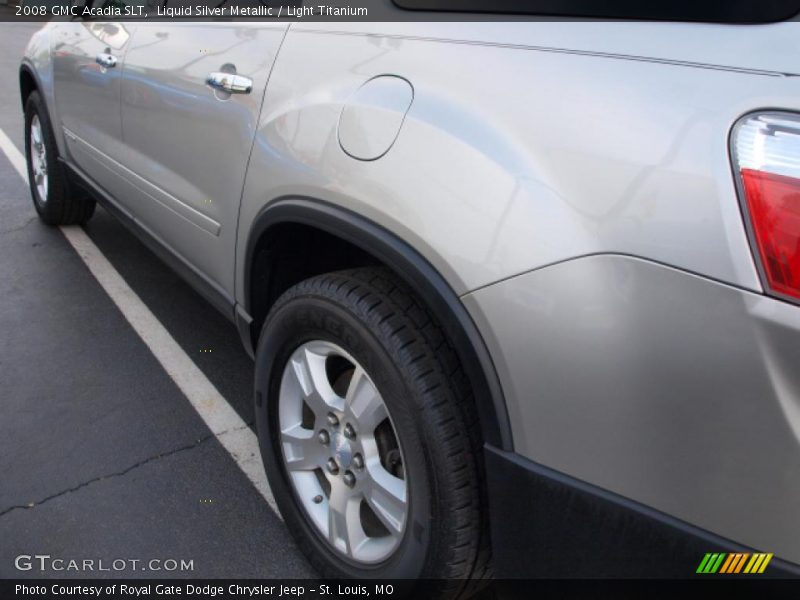 Liquid Silver Metallic / Light Titanium 2008 GMC Acadia SLT
