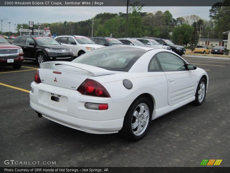 Northstar White / Beige 2000 Mitsubishi Eclipse GT Coupe