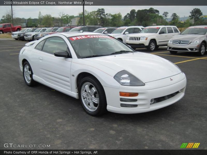 Front 3/4 View of 2000 Eclipse GT Coupe