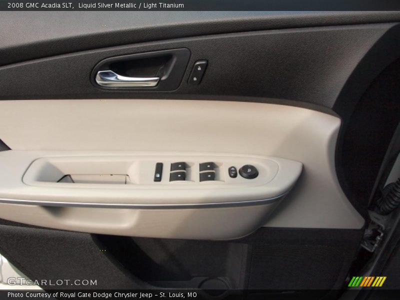 Liquid Silver Metallic / Light Titanium 2008 GMC Acadia SLT