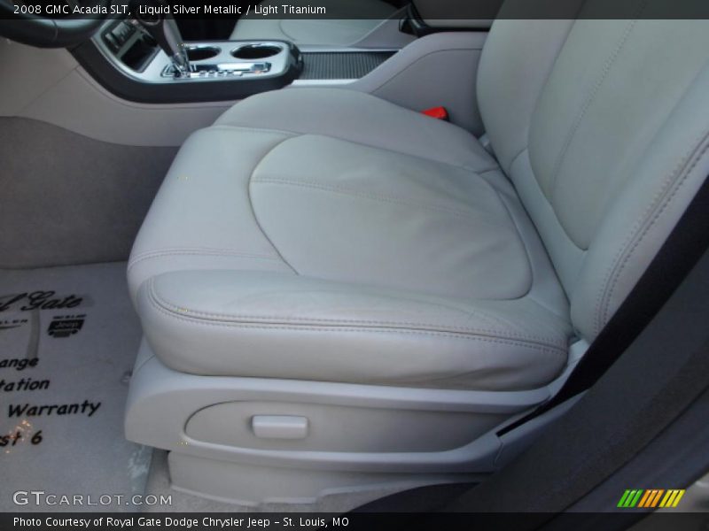 Liquid Silver Metallic / Light Titanium 2008 GMC Acadia SLT