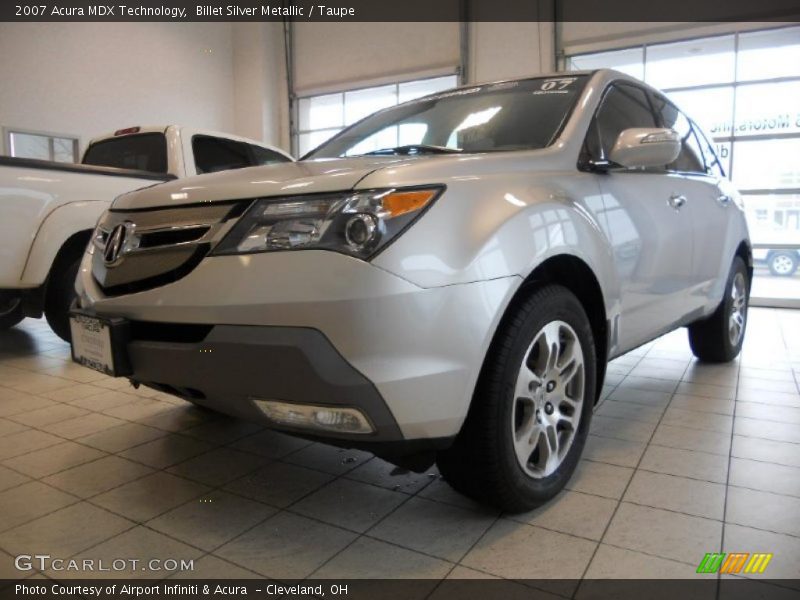 Billet Silver Metallic / Taupe 2007 Acura MDX Technology