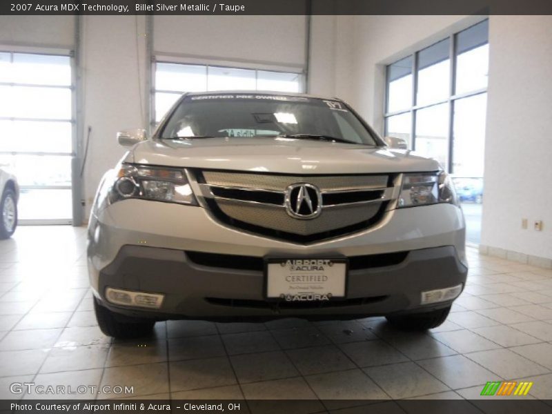 Billet Silver Metallic / Taupe 2007 Acura MDX Technology