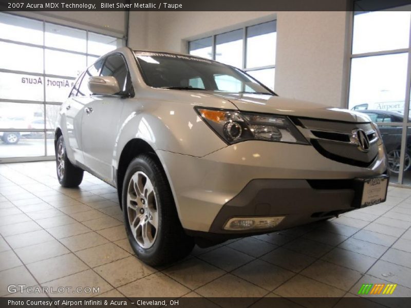 Billet Silver Metallic / Taupe 2007 Acura MDX Technology