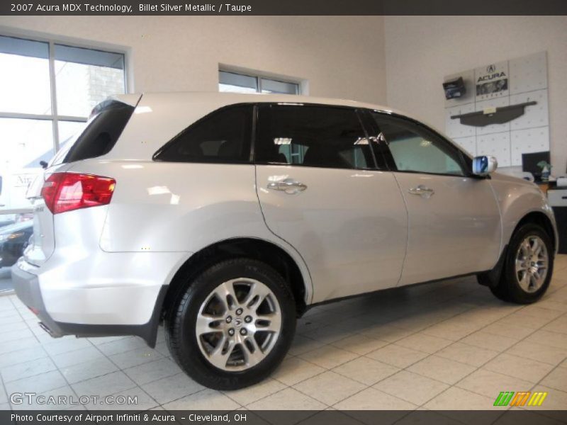 Billet Silver Metallic / Taupe 2007 Acura MDX Technology