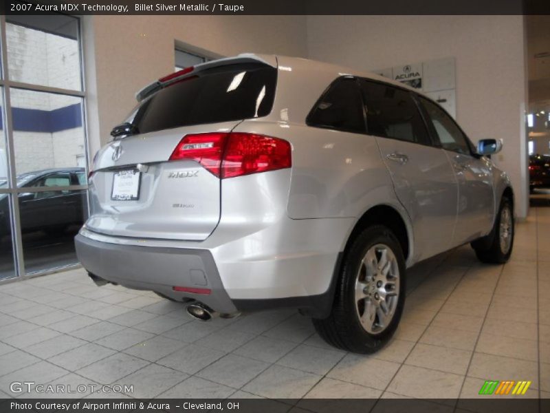 Billet Silver Metallic / Taupe 2007 Acura MDX Technology