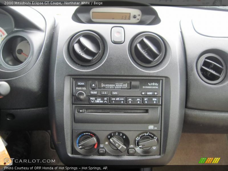 Controls of 2000 Eclipse GT Coupe