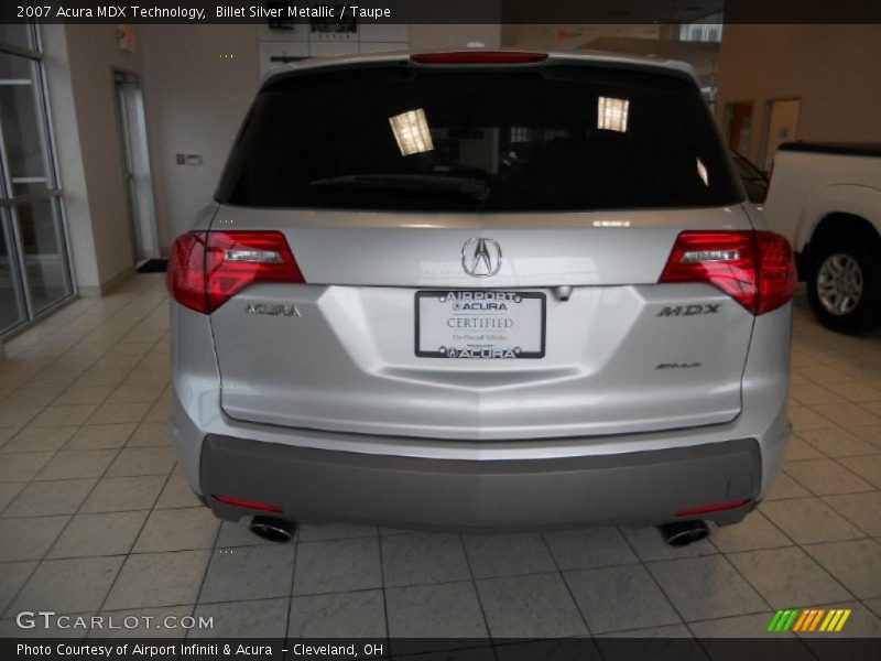 Billet Silver Metallic / Taupe 2007 Acura MDX Technology