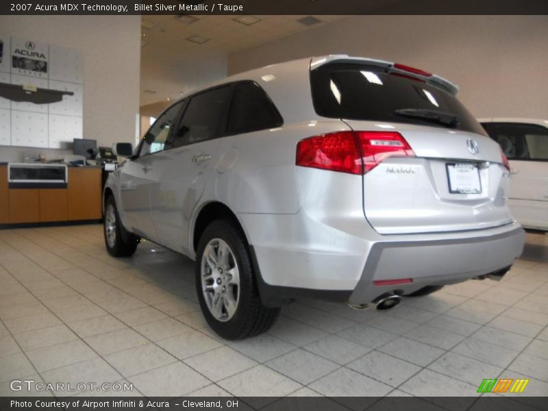 Billet Silver Metallic / Taupe 2007 Acura MDX Technology