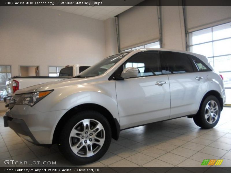 Billet Silver Metallic / Taupe 2007 Acura MDX Technology