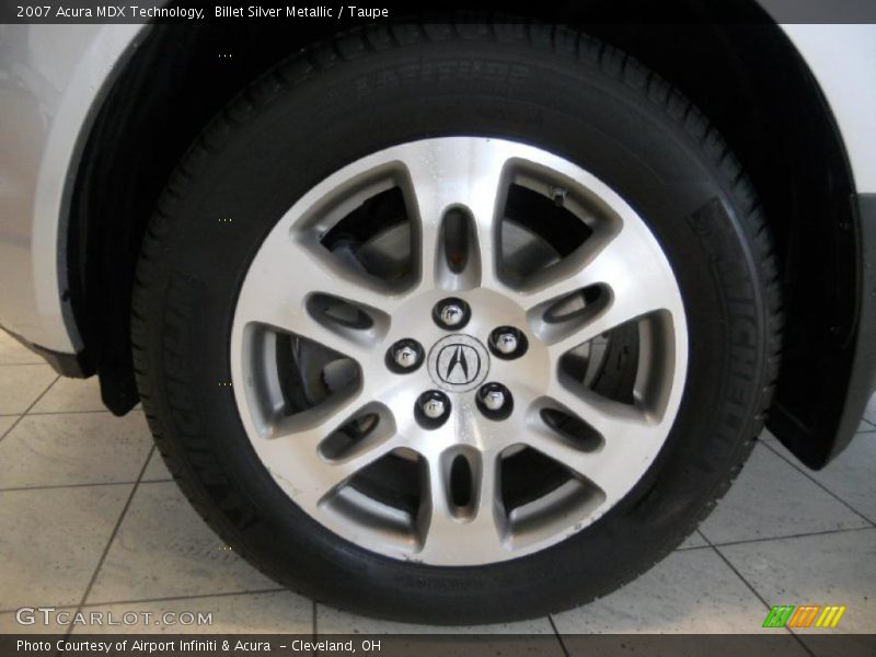 Billet Silver Metallic / Taupe 2007 Acura MDX Technology
