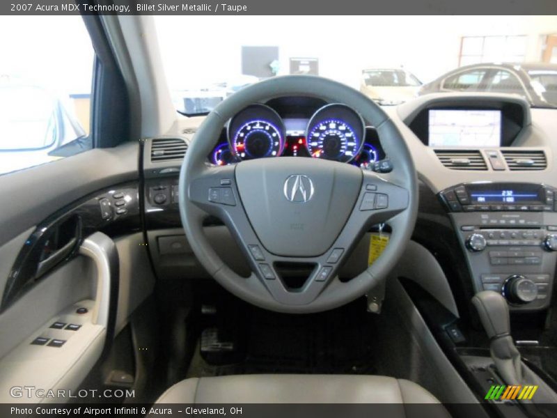 Billet Silver Metallic / Taupe 2007 Acura MDX Technology