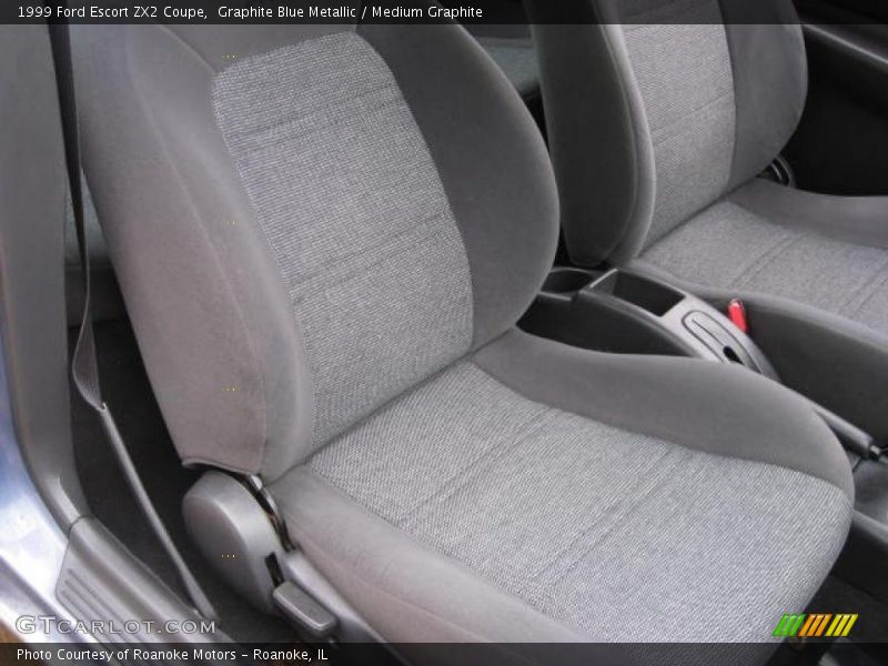 Graphite Blue Metallic / Medium Graphite 1999 Ford Escort ZX2 Coupe