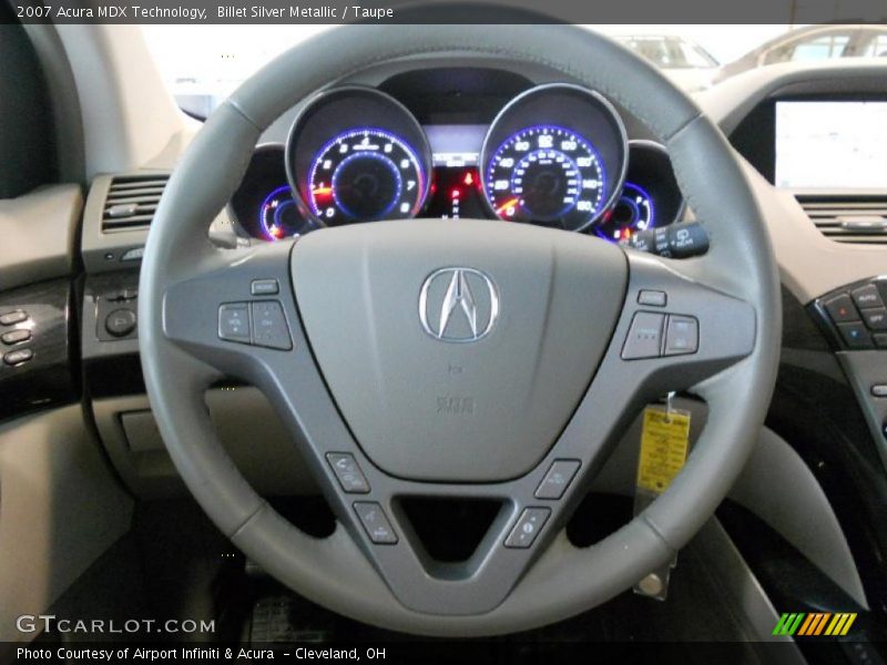 Billet Silver Metallic / Taupe 2007 Acura MDX Technology