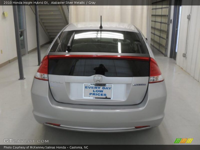 Alabaster Silver Metallic / Gray 2010 Honda Insight Hybrid EX