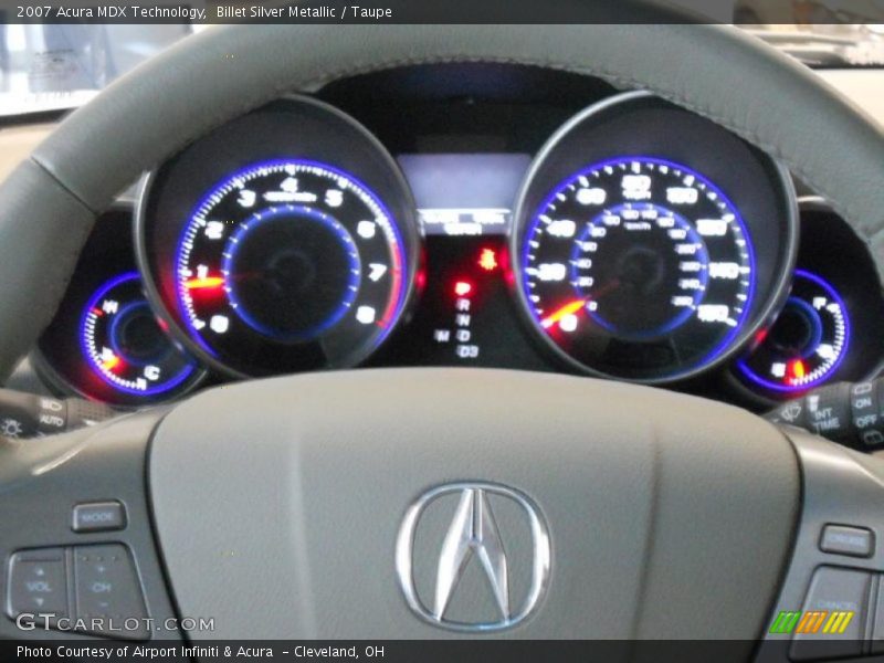 Billet Silver Metallic / Taupe 2007 Acura MDX Technology