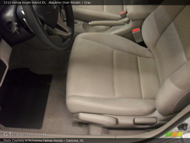 Alabaster Silver Metallic / Gray 2010 Honda Insight Hybrid EX