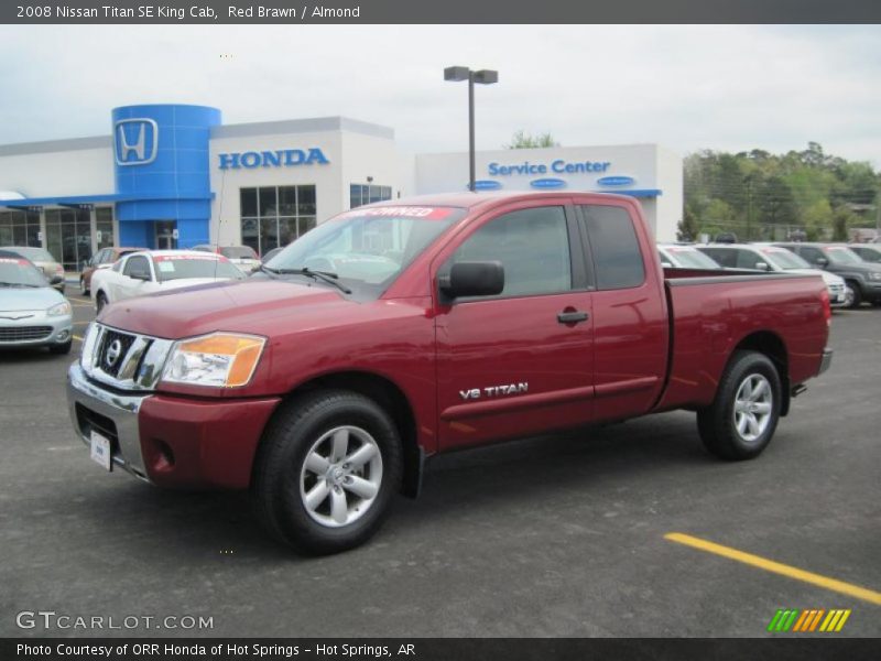 Red Brawn / Almond 2008 Nissan Titan SE King Cab