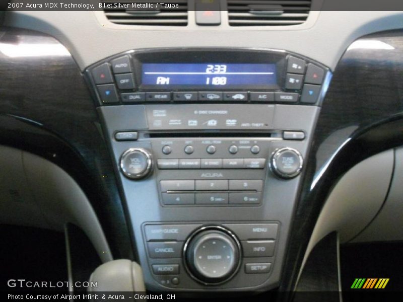 Billet Silver Metallic / Taupe 2007 Acura MDX Technology