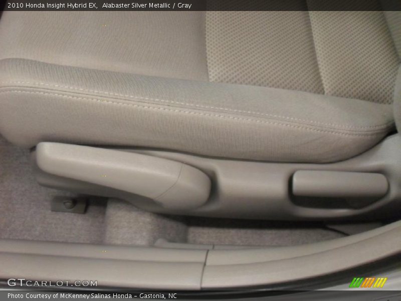 Alabaster Silver Metallic / Gray 2010 Honda Insight Hybrid EX