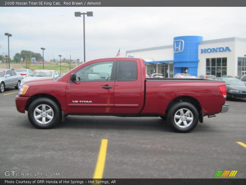 Red Brawn / Almond 2008 Nissan Titan SE King Cab